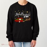 Merry Christmas Santa's Sleigh Women's Sweatshirt thumb 0