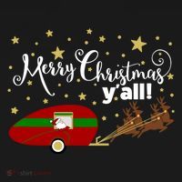 Merry Christmas Santa's Sleigh Apron thumb 3