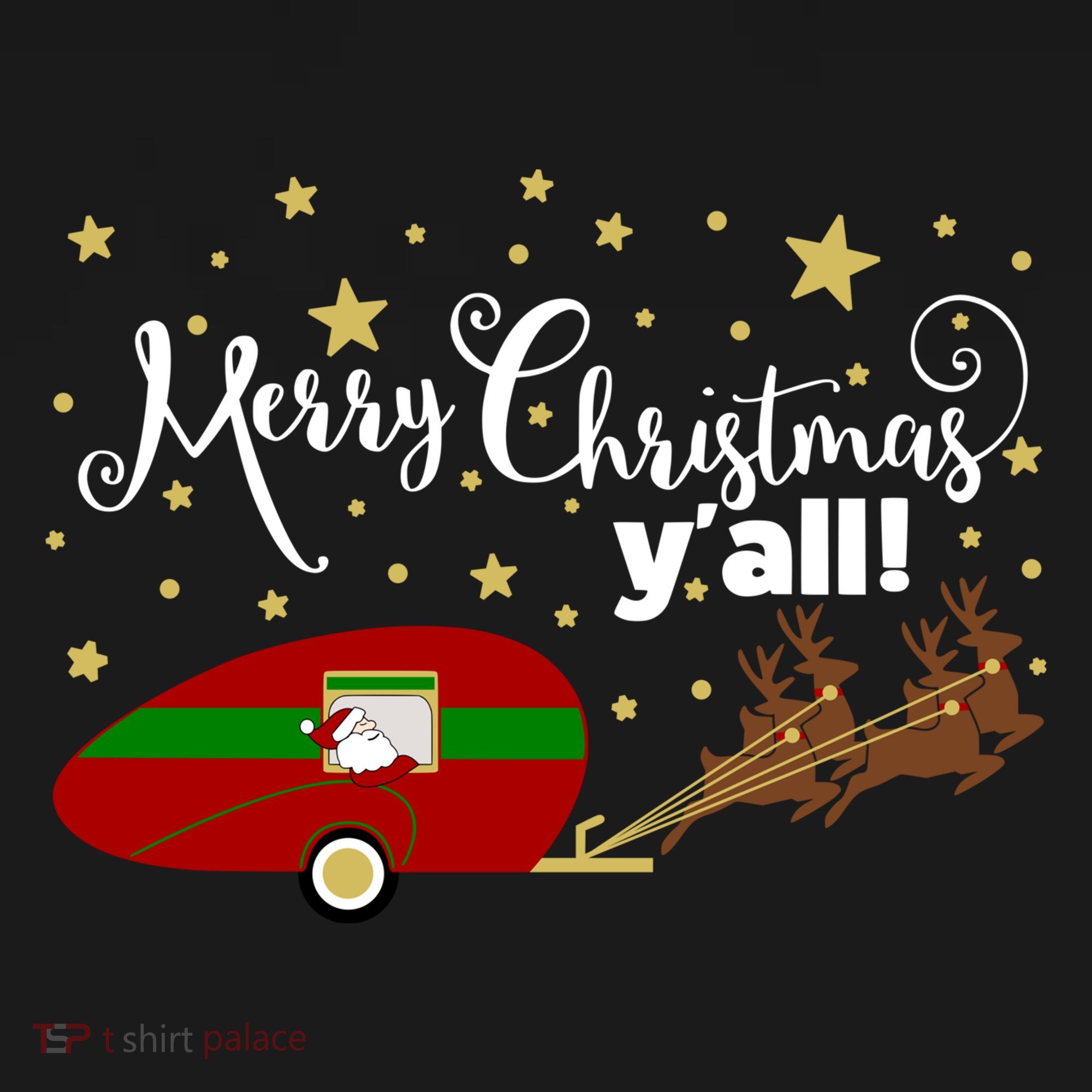 Merry Christmas Santa's Sleigh Sweatshirt