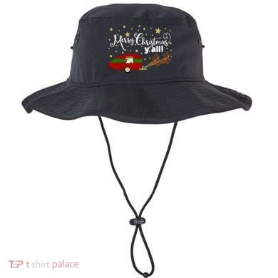 Merry Christmas Santa's Sleigh Bucket Hat