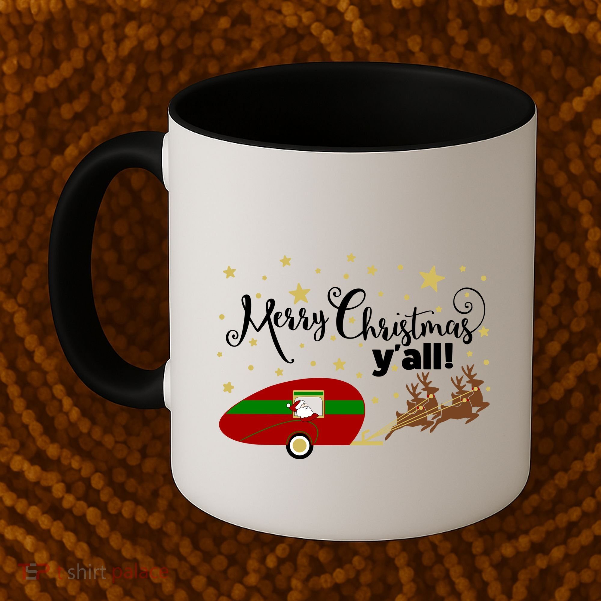 Merry Christmas Santa's Sleigh Coffee Mug