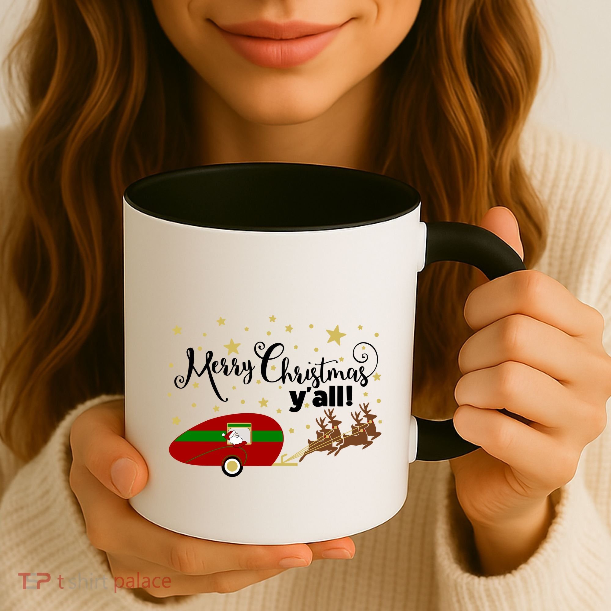 Merry Christmas Santa's Sleigh Coffee Mug