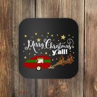 Merry Christmas Santa's Sleigh Coaster thumb 0