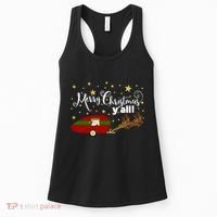 Merry Christmas Santa's Sleigh Women's Tank Top thumb 0