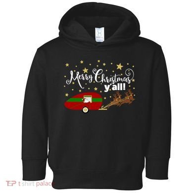 Merry Christmas Santa's Sleigh Toddler Hoodie