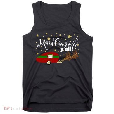 Merry Christmas Santa's Sleigh Tank Top