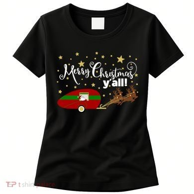 Merry Christmas Santa's Sleigh Women's T-Shirt