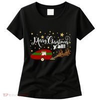 Merry Christmas Santa's Sleigh Women's T-Shirt thumb 0