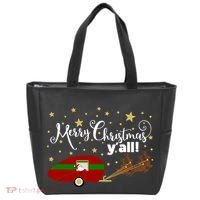Merry Christmas Santa's Sleigh Tote Bag thumb 0