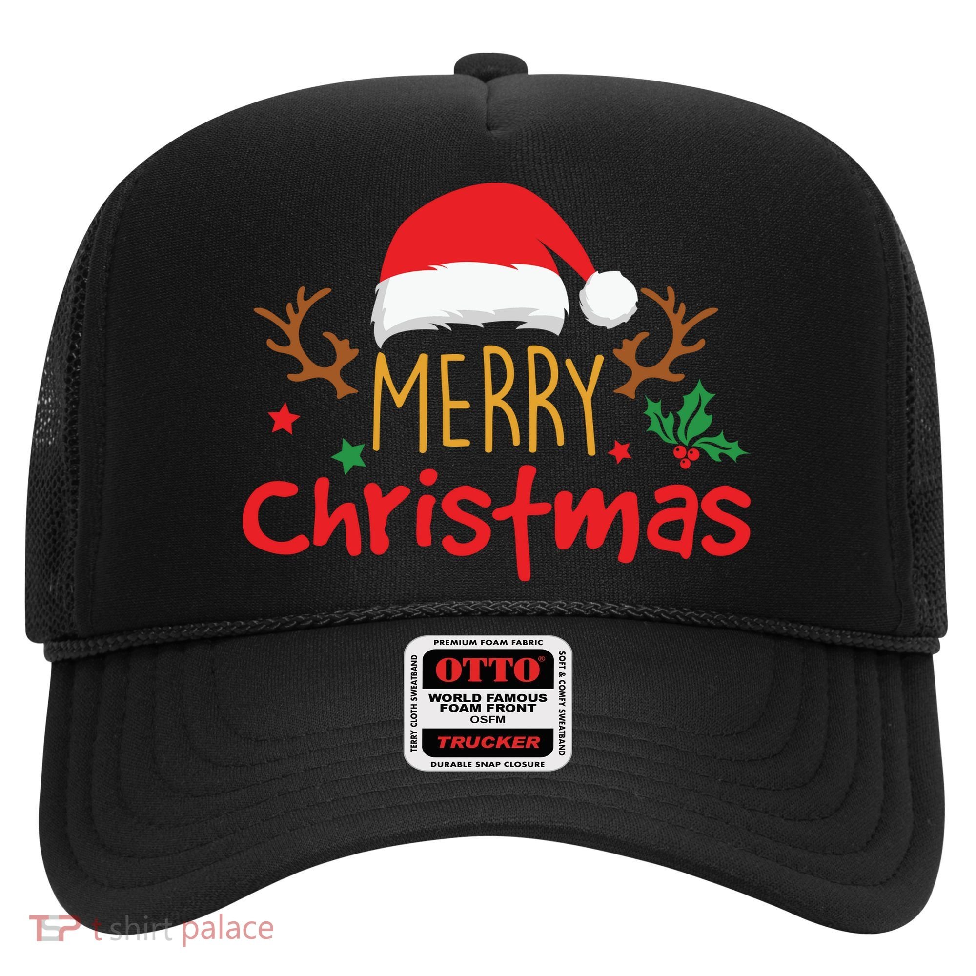 Merry Christmas Santa Hat Reindeer Funny Xmas Gift Hat