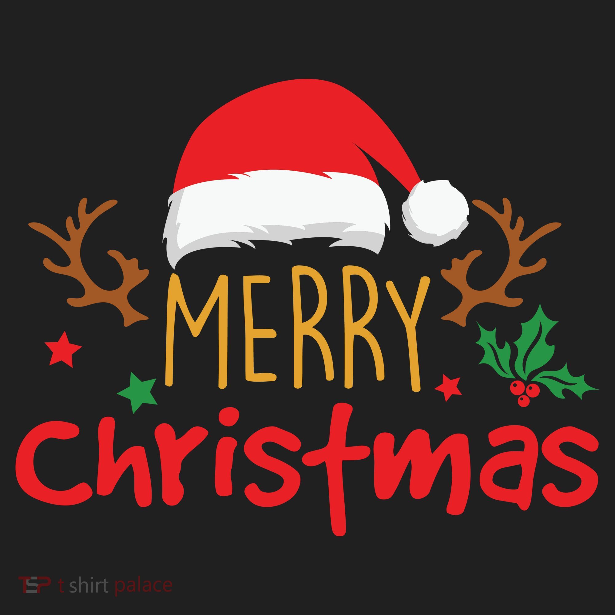 Merry Christmas Santa Hat Reindeer Funny Xmas Gift Hat