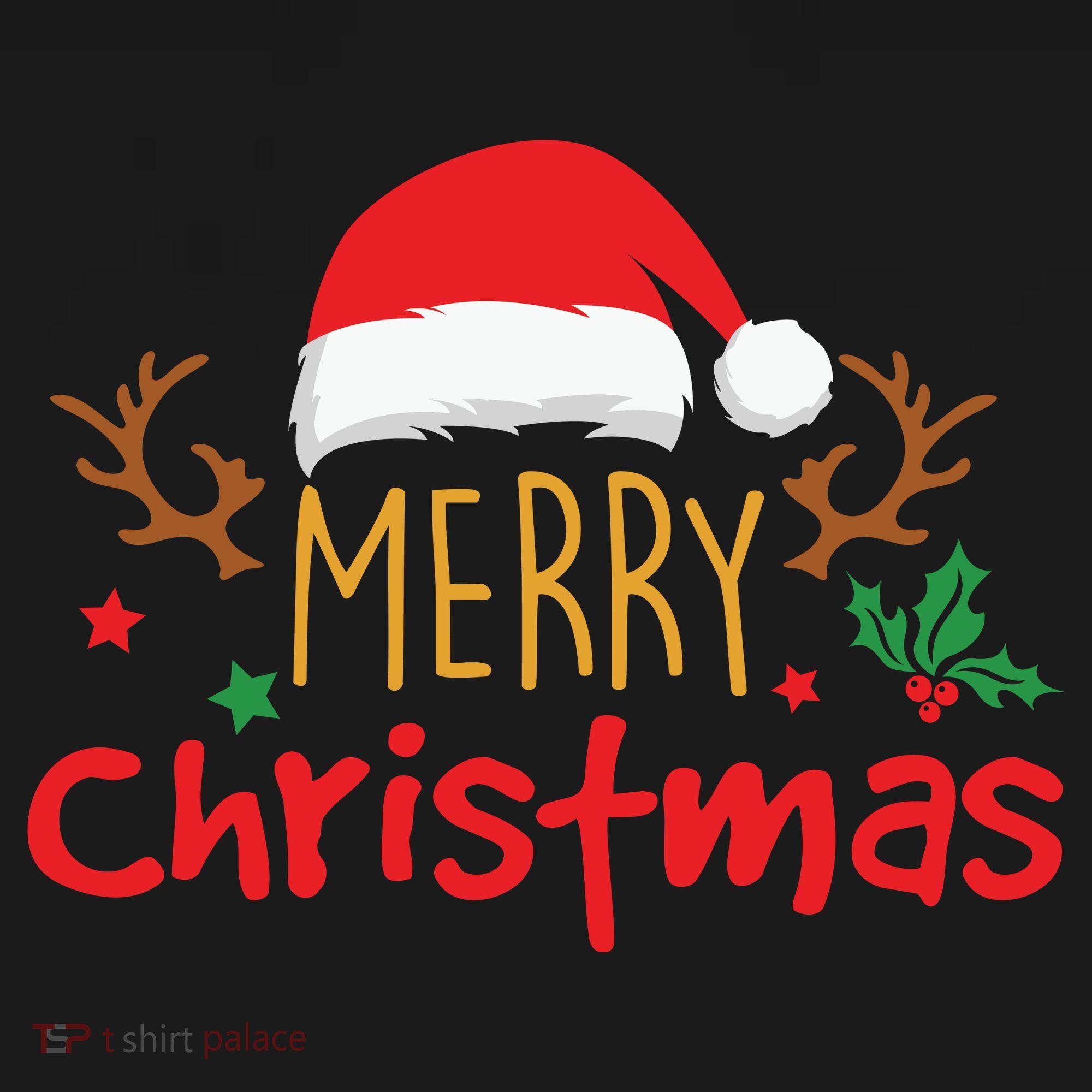 Merry Christmas Santa Hat Reindeer Funny Xmas Gift Visor