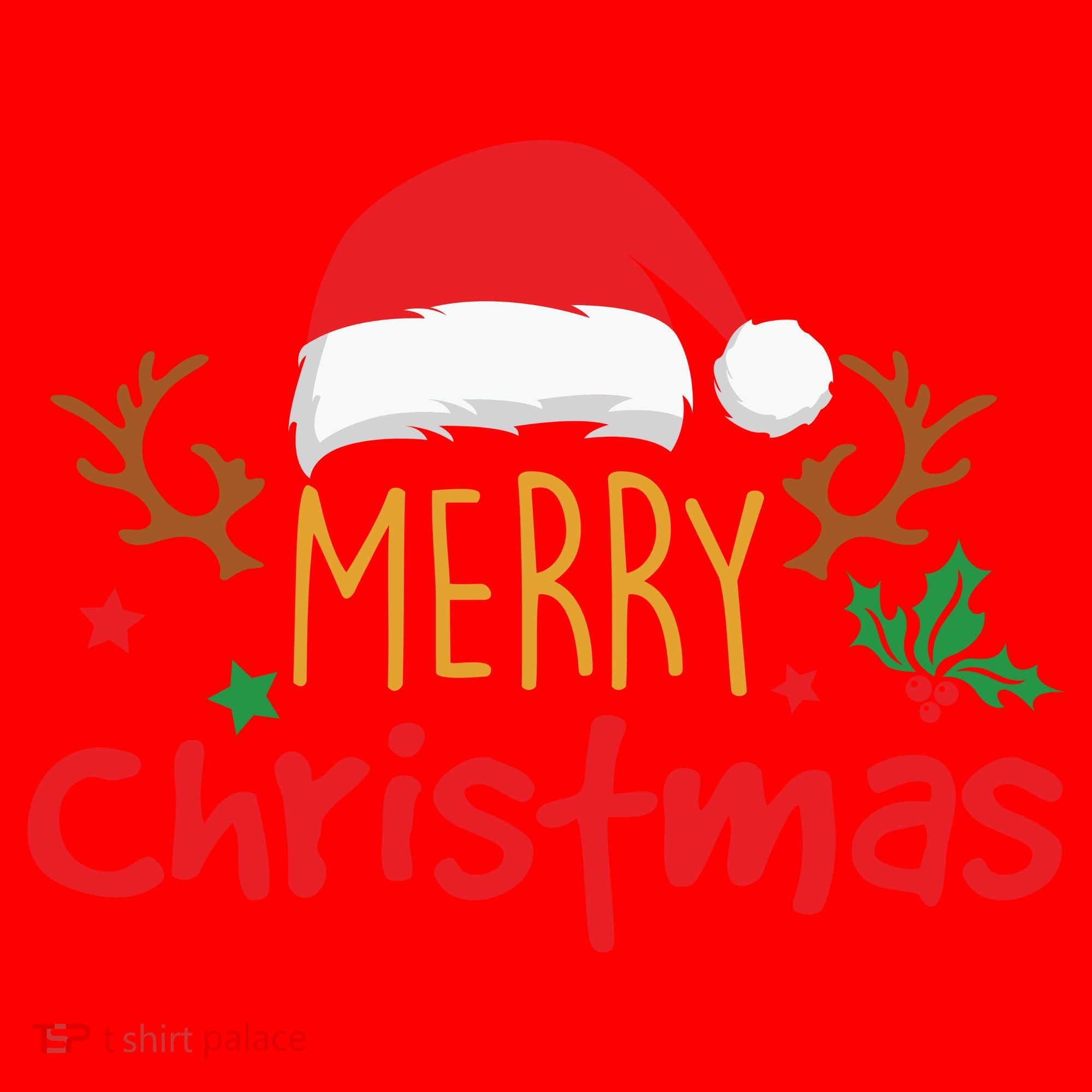 Merry Christmas Santa Hat Reindeer Funny Xmas Gift Santa Hat