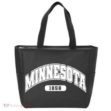 Minnesota Collegiate Style 1858 Tote Bag