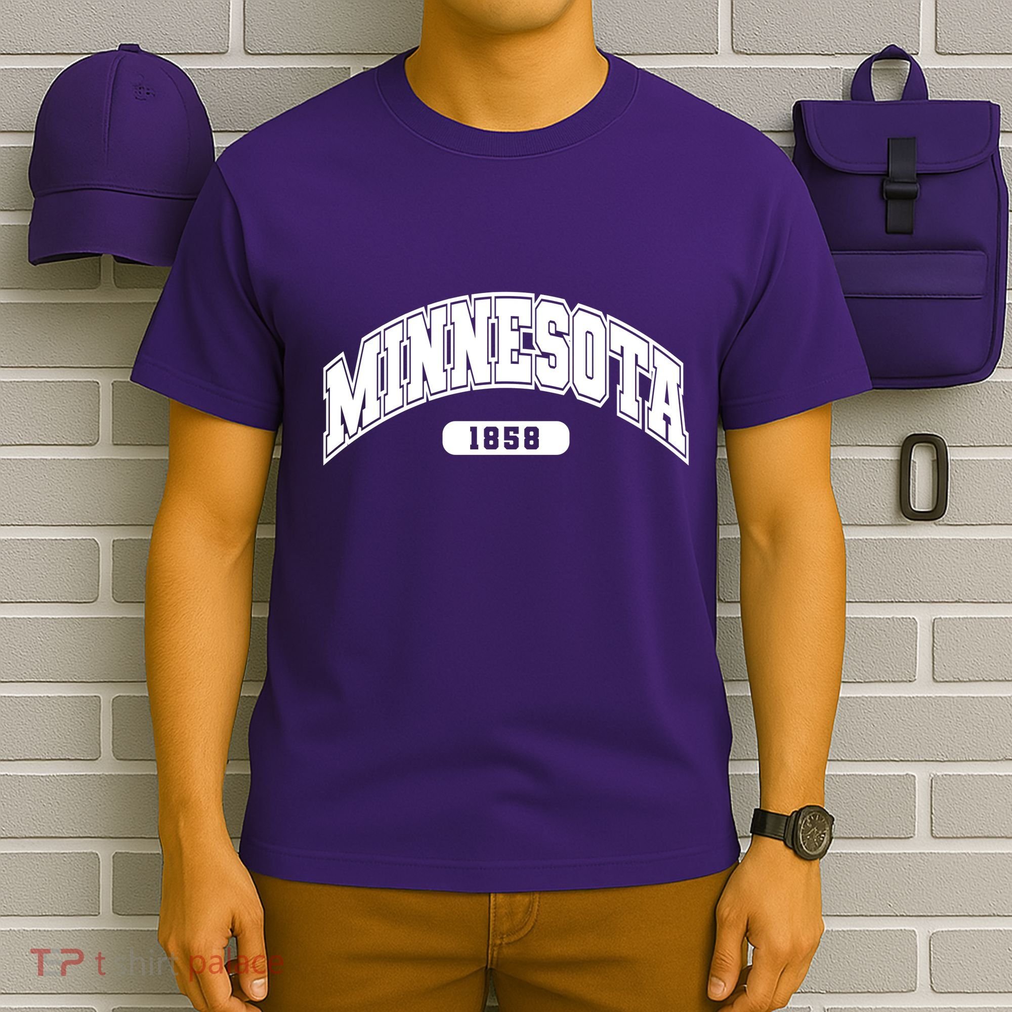 Minnesota Collegiate Style 1858 T-Shirt