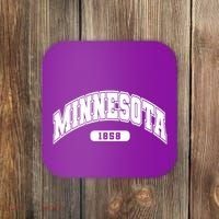 Minnesota Collegiate Style 1858 Coaster thumb 0
