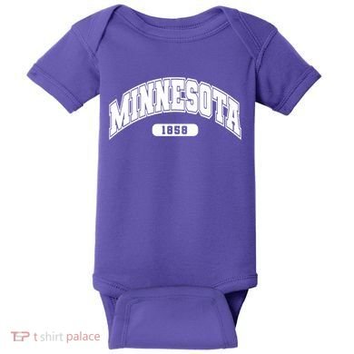 Minnesota Collegiate Style 1858 Baby Bodysuit