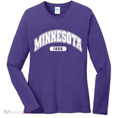 Minnesota Collegiate Style 1858 Women's Long Sleeve Shirt