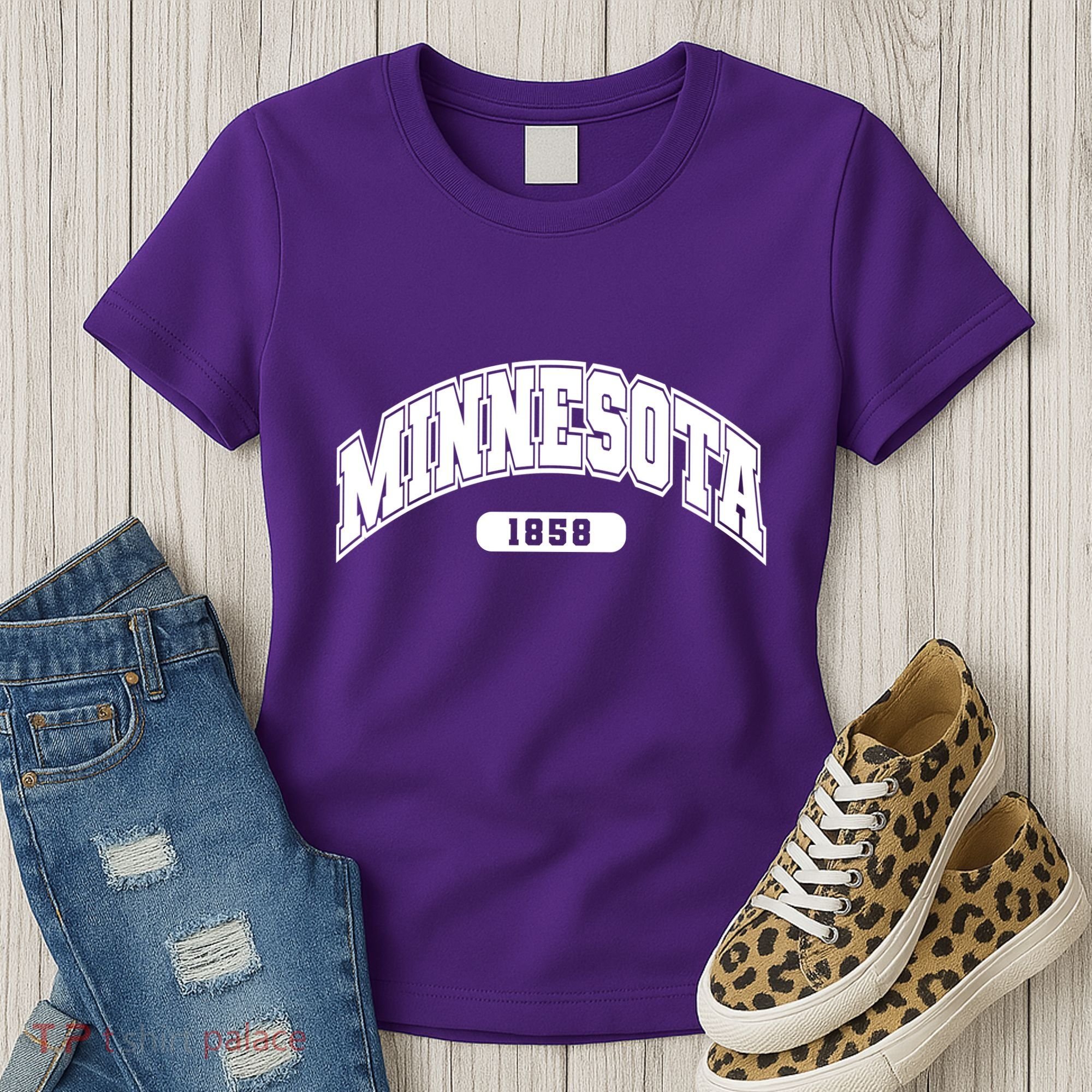 Minnesota Collegiate Style 1858 Women's T-Shirt