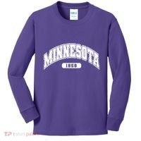 Minnesota Collegiate Style 1858 Kids Long Sleeve Shirt thumb 0