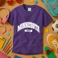 Minnesota Collegiate Style 1858 Kids T-Shirt thumb 3