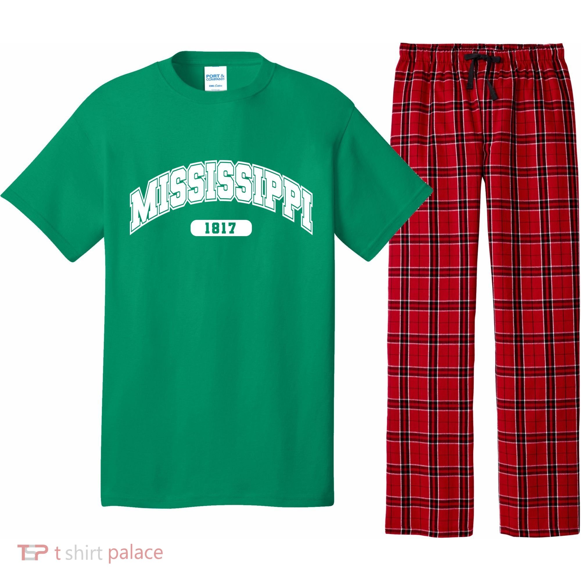 Mississippi Collegiate Style 1817 Pajama Set