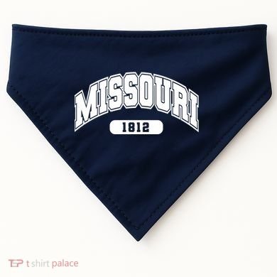 Missouri Collegiate Style 1812 USA-Made Doggie Bandana