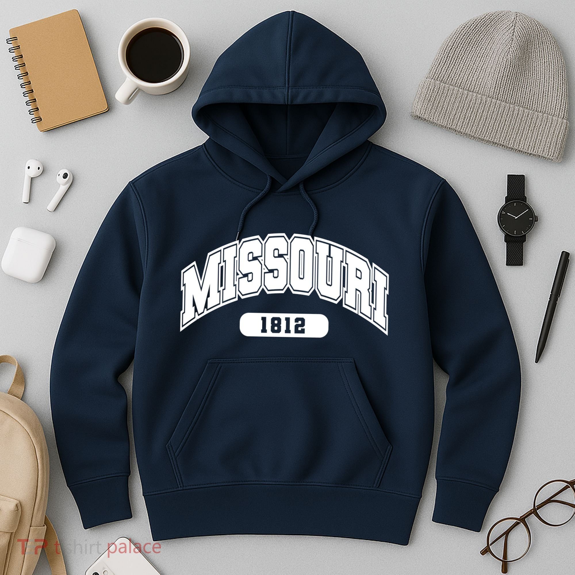 Missouri Collegiate Style 1812 Hoodie