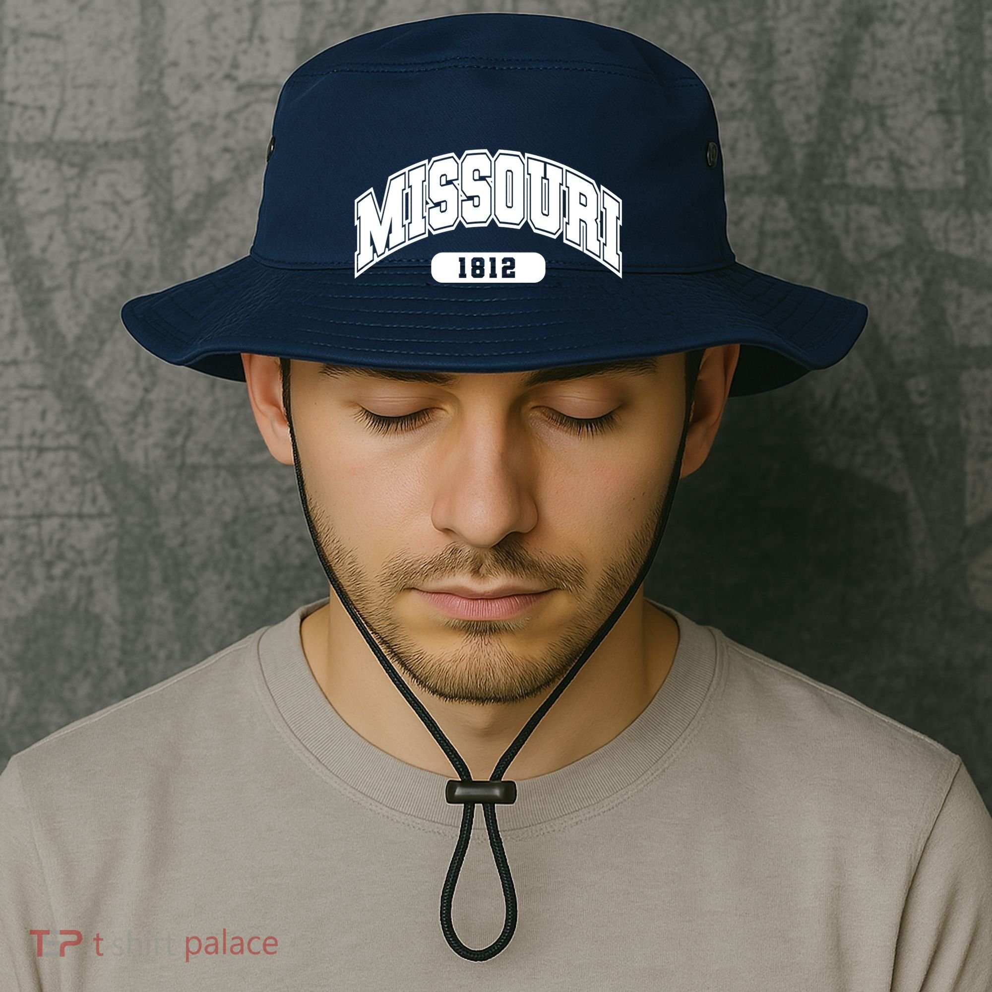 Missouri Collegiate Style 1812 Bucket Hat