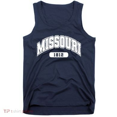 Missouri Collegiate Style 1812 Tank Top