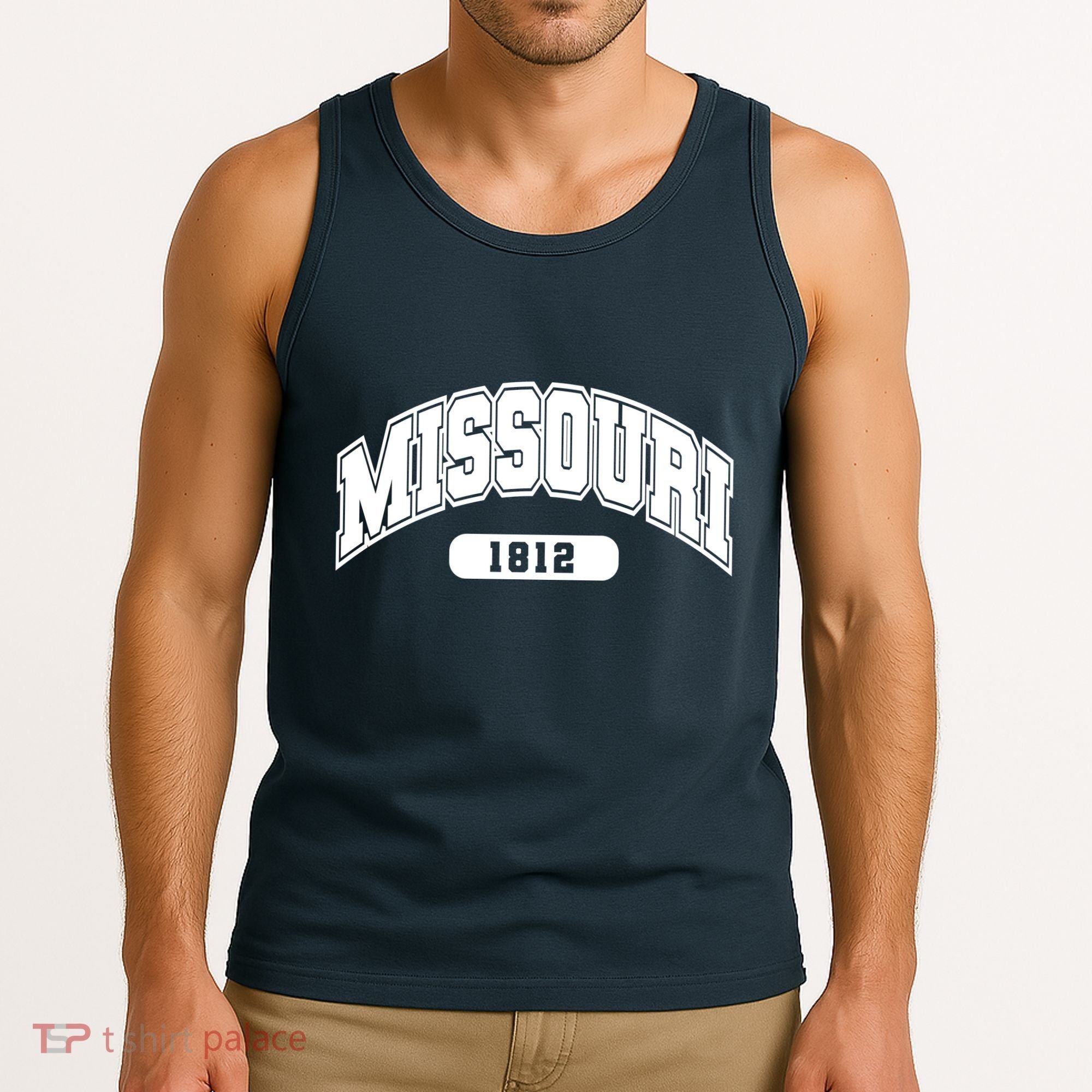 Missouri Collegiate Style 1812 Tank Top