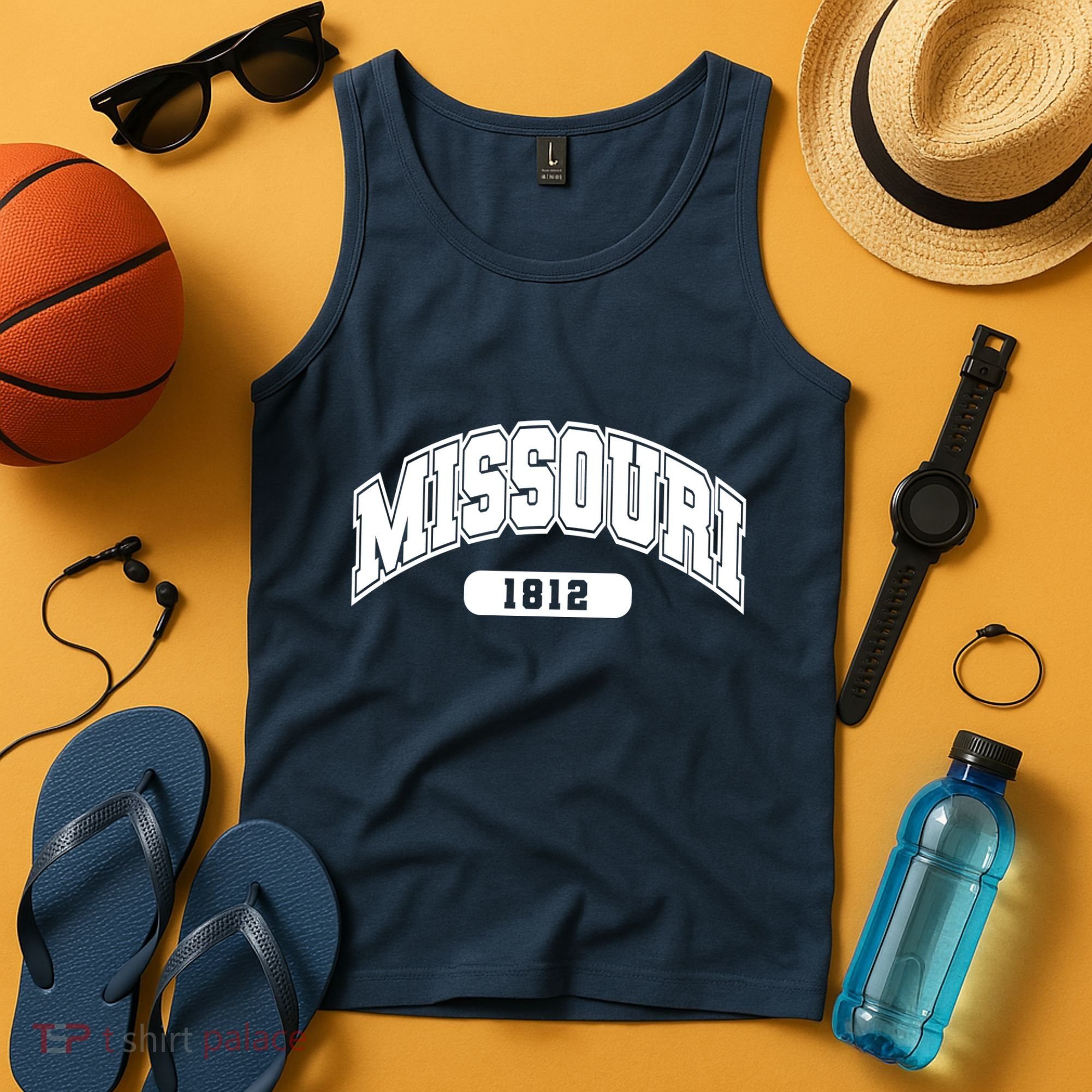 Missouri Collegiate Style 1812 Tank Top