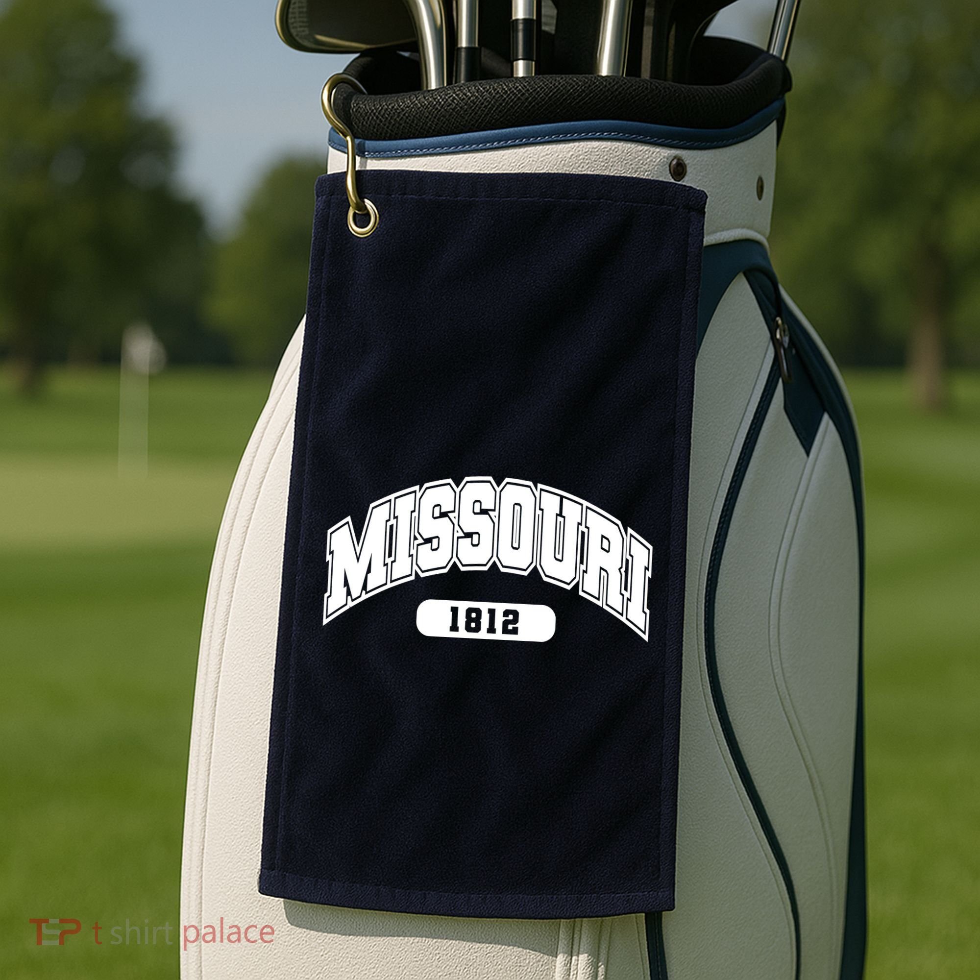 Missouri Collegiate Style 1812 Golf Towel