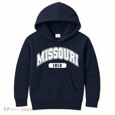 Missouri Collegiate Style 1812 Kids Hoodie