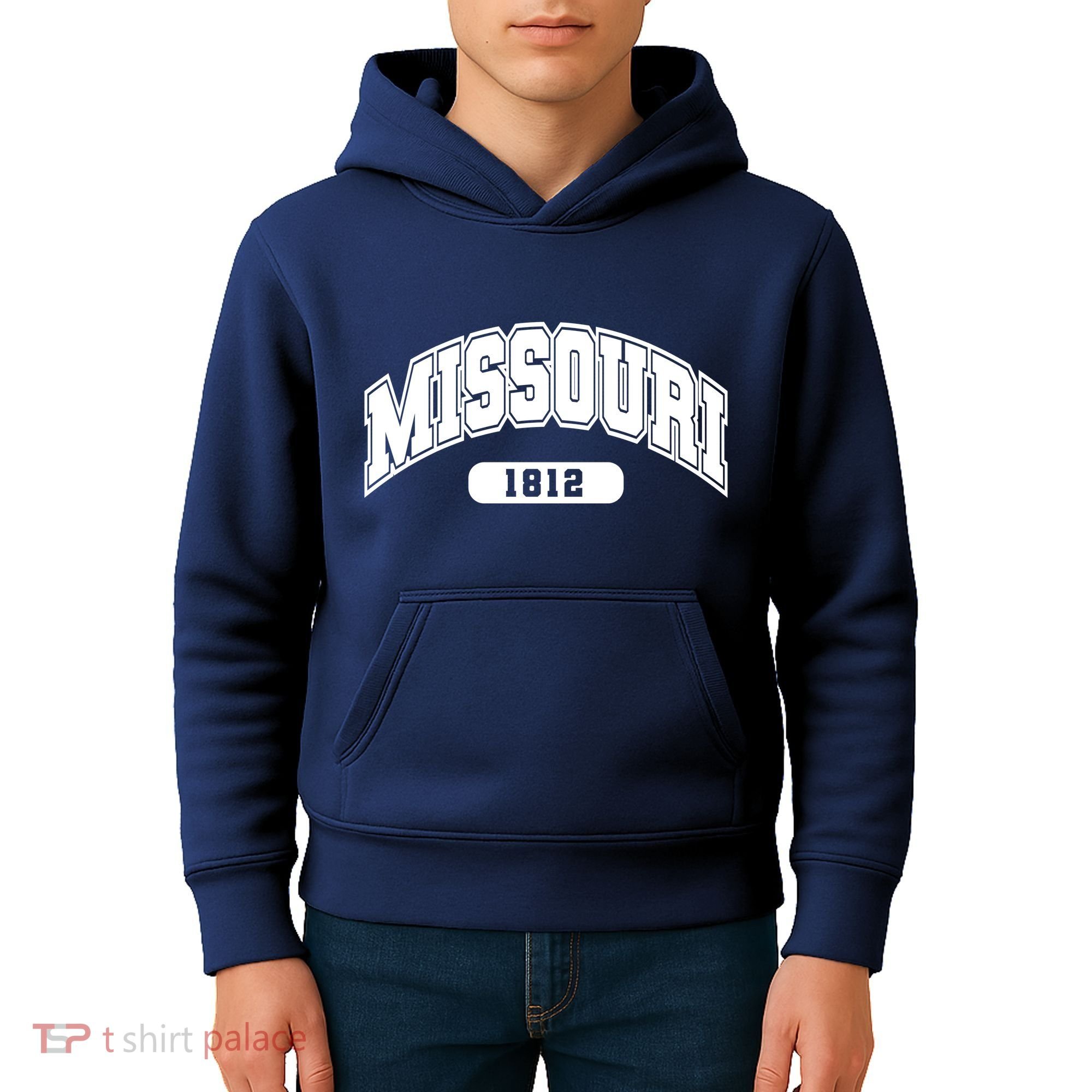 Missouri Collegiate Style 1812 Kids Hoodie