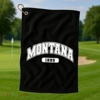 Montana Collegiate Style 1889 Golf Towel thumb 1