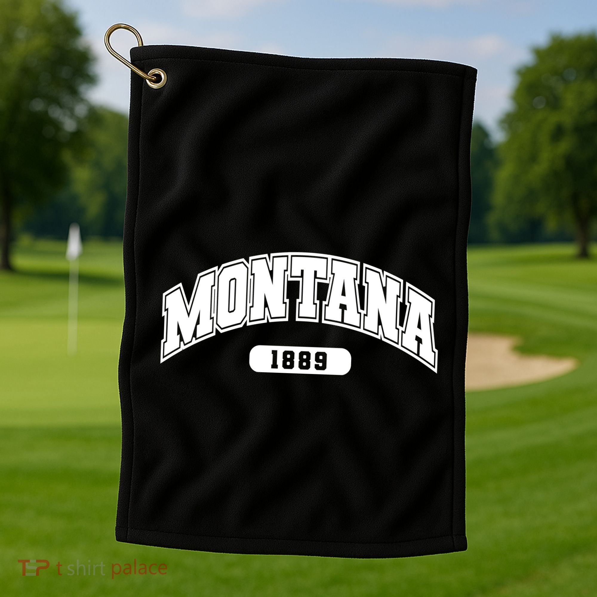Montana Collegiate Style 1889 Golf Towel