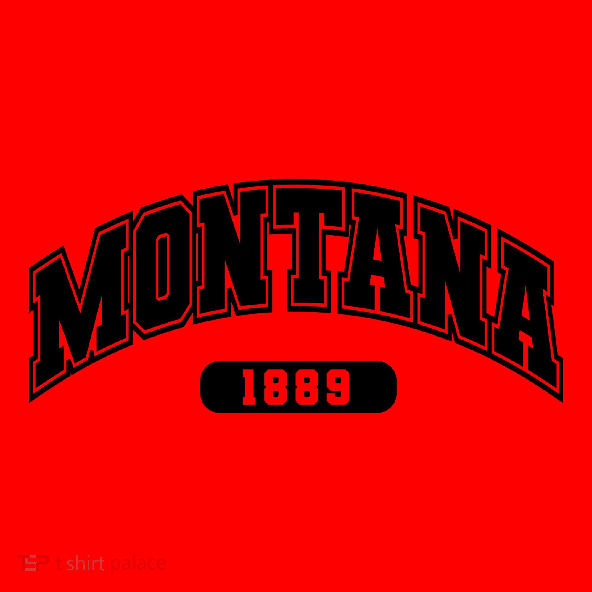 Montana Collegiate Style 1889 Santa Hat