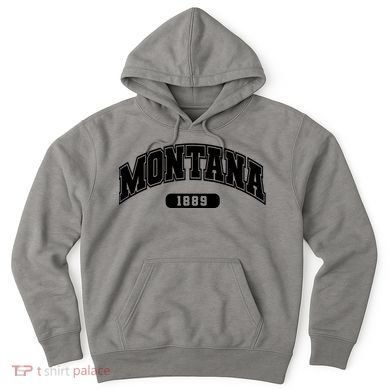 Montana Collegiate Style 1889 Hoodie