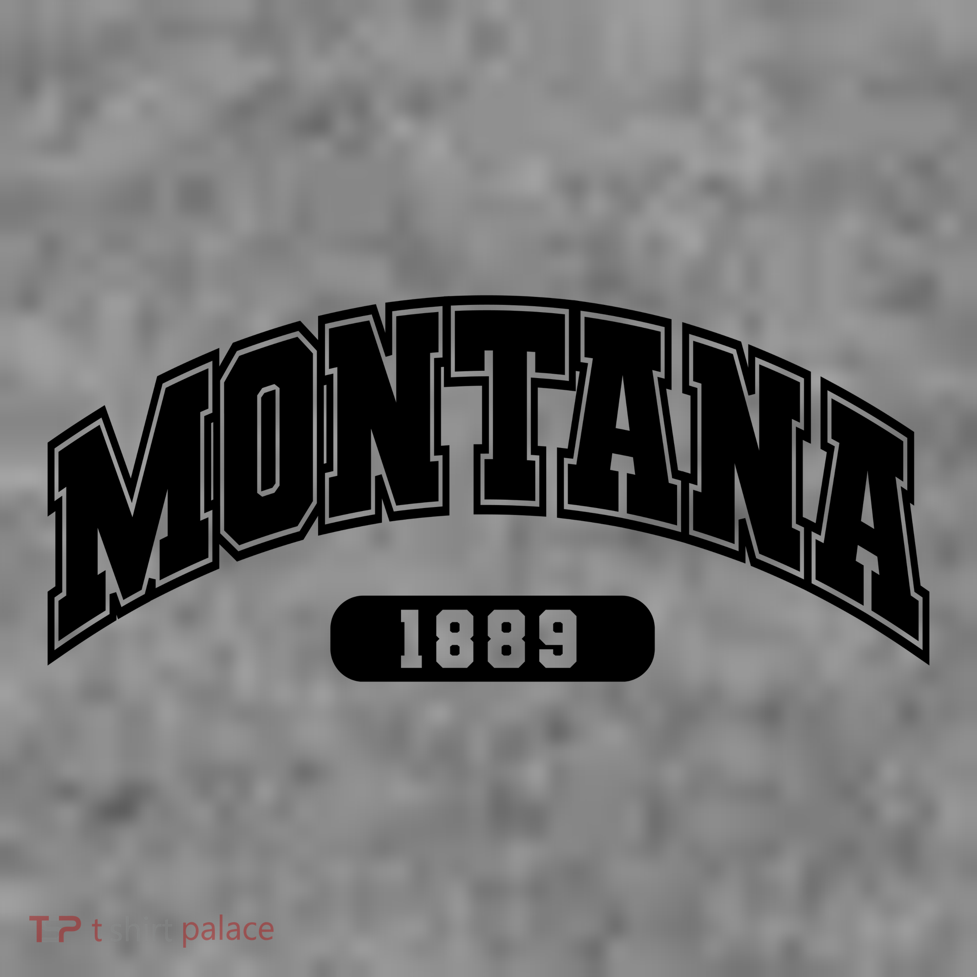 Montana Collegiate Style 1889 Hoodie