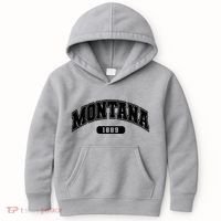 Montana Collegiate Style 1889 Kids Hoodie thumb 0