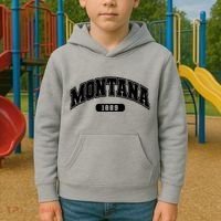 Montana Collegiate Style 1889 Kids Hoodie thumb 2