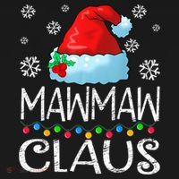 Mawmaw Claus Santa Hat Christmas Pajama Family Matching Xmas Women's Tank Top thumb 5