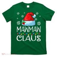 Mawmaw Claus Santa Hat Christmas Pajama Family Matching Xmas T-Shirt thumb 0