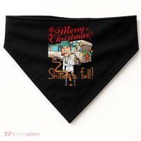 Merry Christmas Shitter's Full USA-Made Doggie Bandana thumb 0