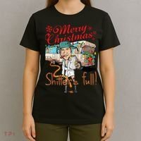 Merry Christmas Shitter's Full T-Shirt thumb 4