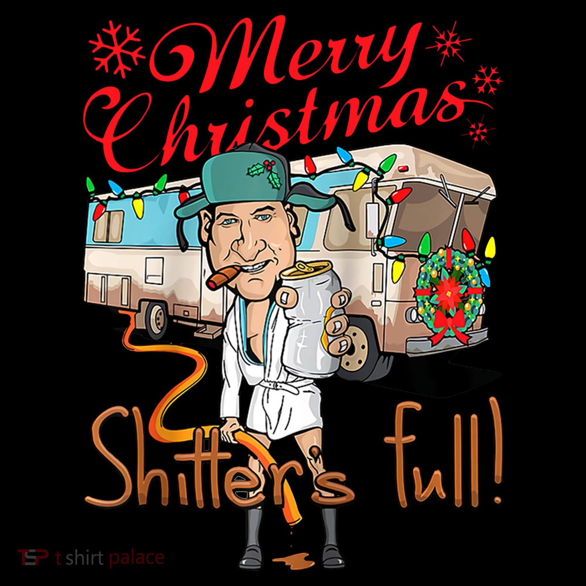 Merry Christmas Shitter's Full Ornament