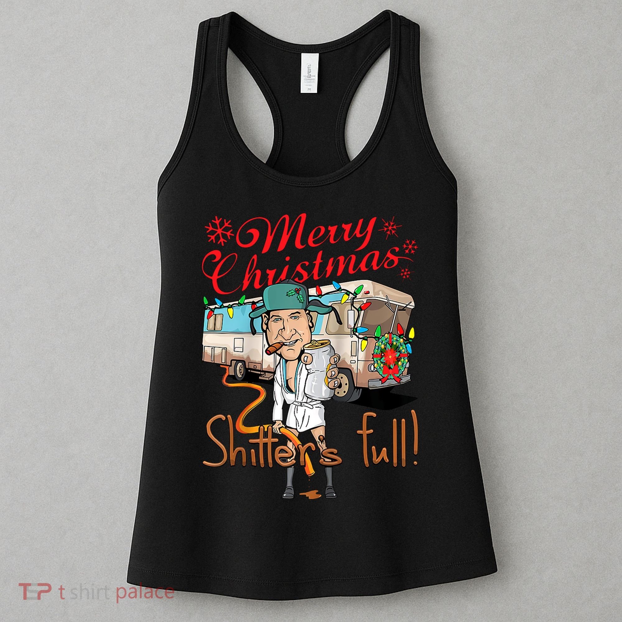 Merry Christmas Shitter's Full Women's Tank Top