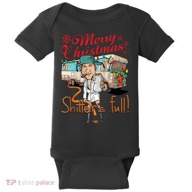 Merry Christmas Shitter's Full Baby Bodysuit
