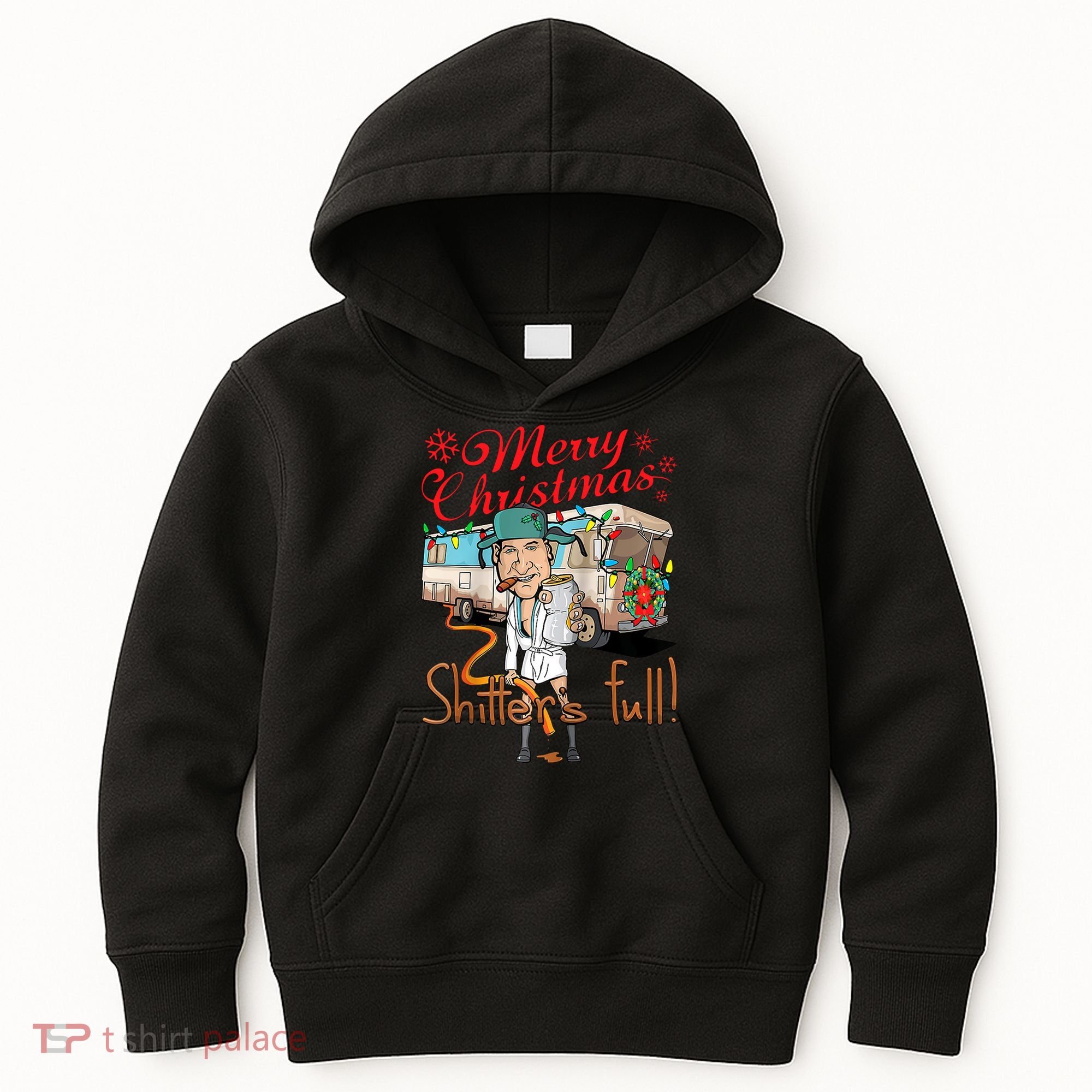 Merry Christmas Shitter's Full Kids Hoodie